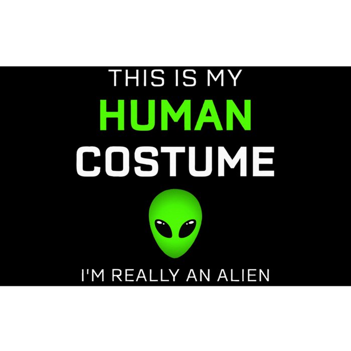 This Is My Human Costume For Alien Halloween Bumper Sticker