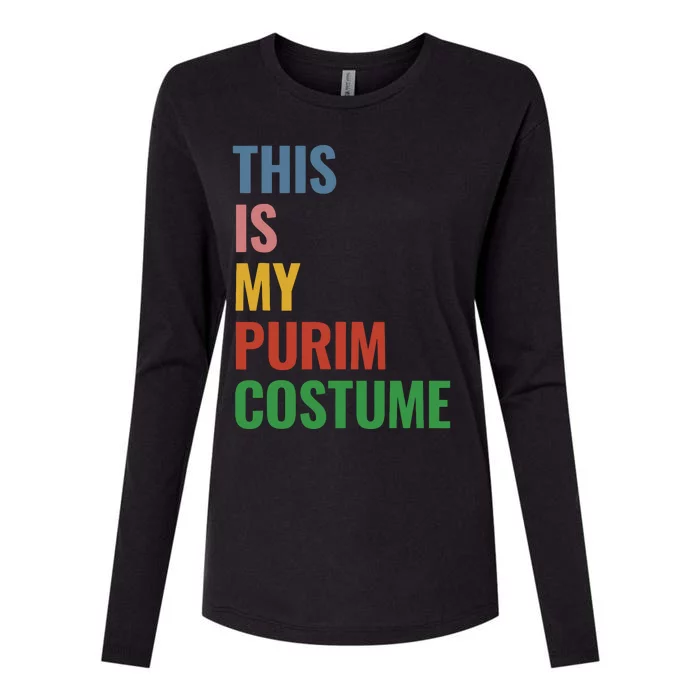 This Is My Purim Costume Womens Cotton Relaxed Long Sleeve T-Shirt