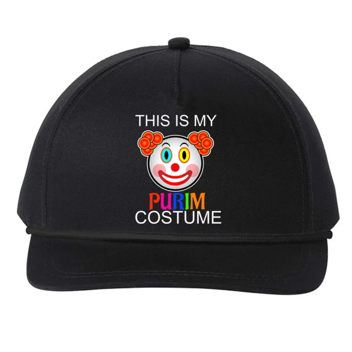 This Is My Purim Costume Funny Cute Gift Snapback Five-Panel Rope Hat