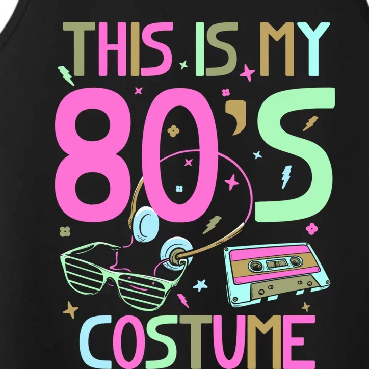 This Is My 80S Costume 1980 Generation Birth Decade Era 80S Gift Performance Tank