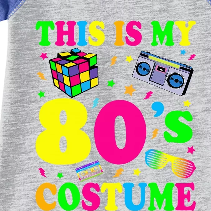 This is my 80's Costume Outfit Gifts Eighties Retro Party Infant Baby Jersey Bodysuit