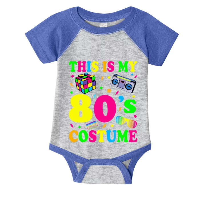 This is my 80's Costume Outfit Gifts Eighties Retro Party Infant Baby Jersey Bodysuit