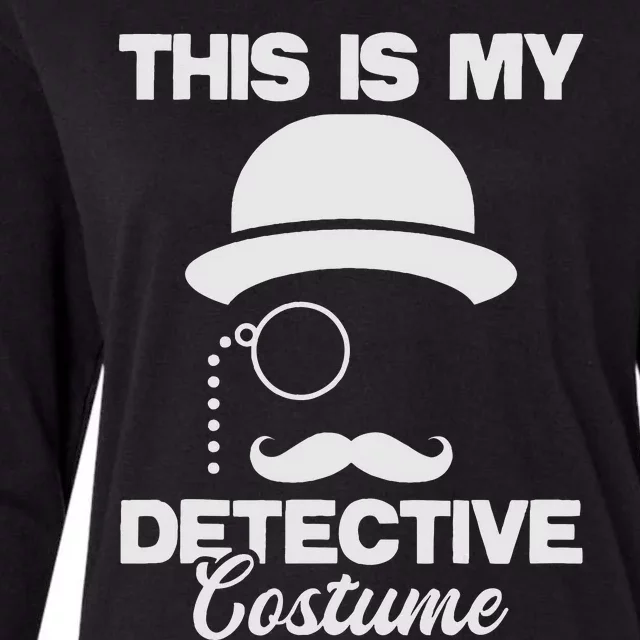 This Is My Detective Costume True Crime Lover Investigator Womens Cotton Relaxed Long Sleeve T-Shirt