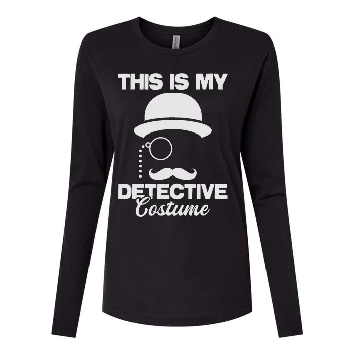 This Is My Detective Costume True Crime Lover Investigator Womens Cotton Relaxed Long Sleeve T-Shirt