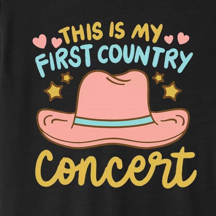 This Is My First Country Concert ChromaSoft Performance T-Shirt