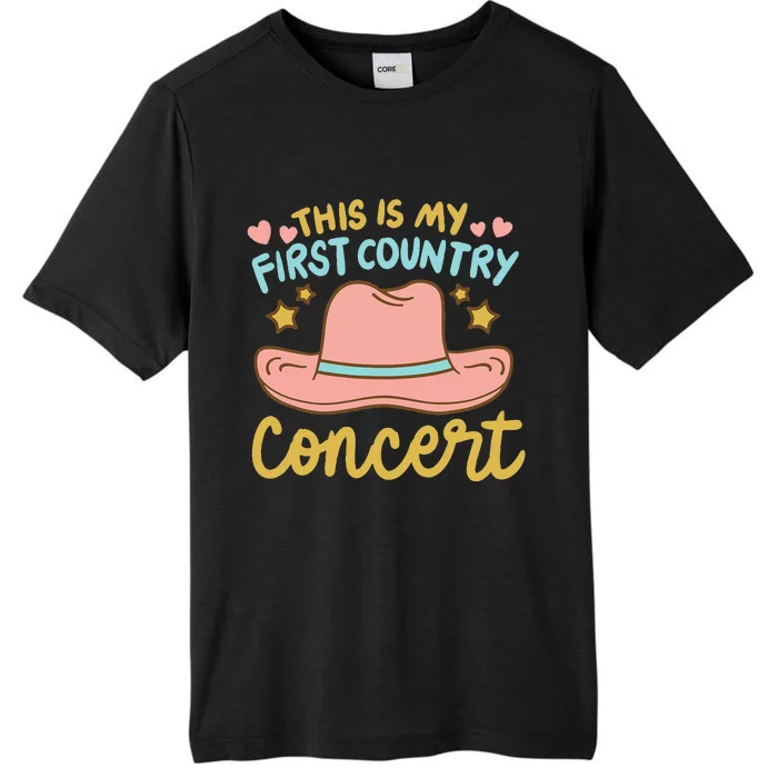 This Is My First Country Concert ChromaSoft Performance T-Shirt