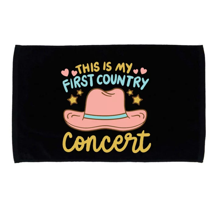 This Is My First Country Concert Microfiber Hand Towel