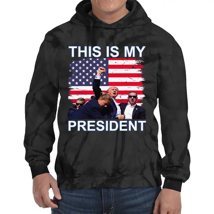 This Is My President Tie Dye Hoodie