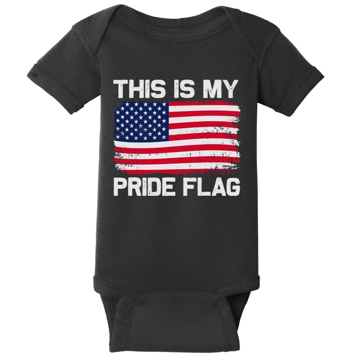 This Is My Pride Flag Baby Bodysuit