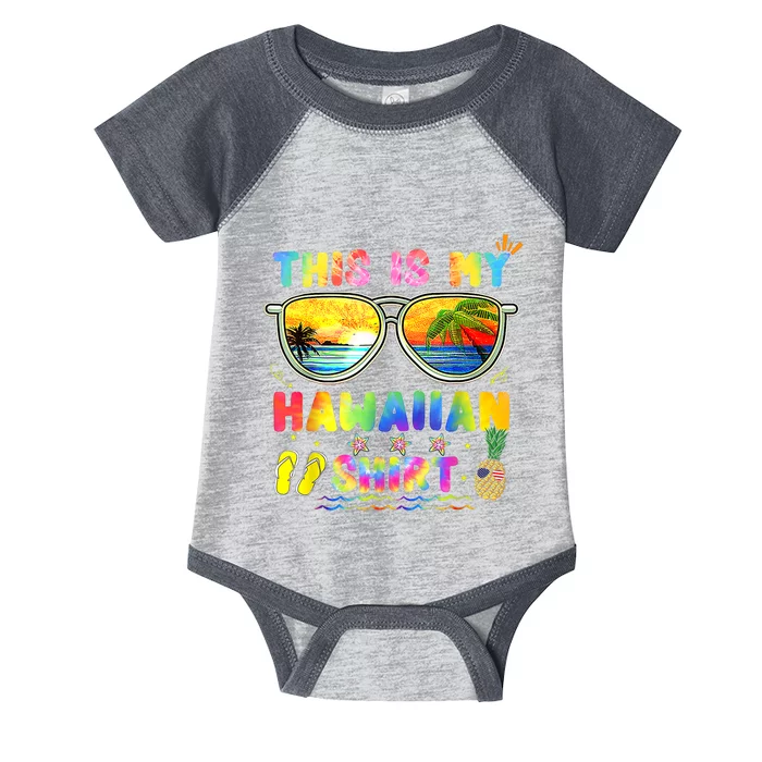 This Is My Hawaiian Luau Aloha Hawaii Beach Pineapple Infant Baby Jersey Bodysuit