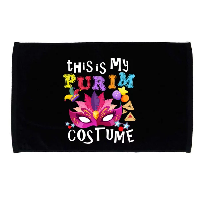 This Is My Purim Costume Jewish Purim Gift Microfiber Hand Towel