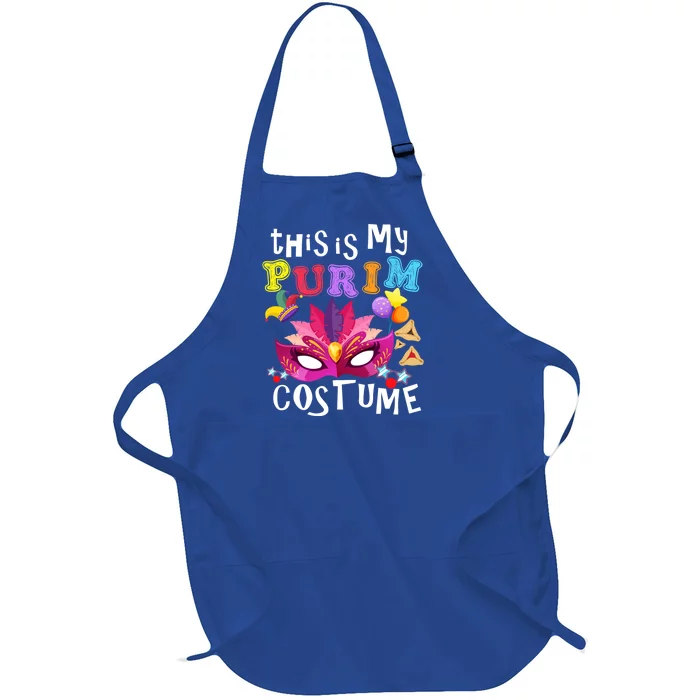 This Is My Purim Costume Jewish Purim Gift Full-Length Apron With Pocket