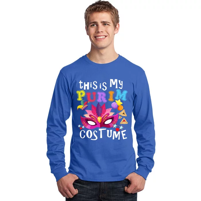 This Is My Purim Costume Jewish Purim Gift Tall Long Sleeve T-Shirt