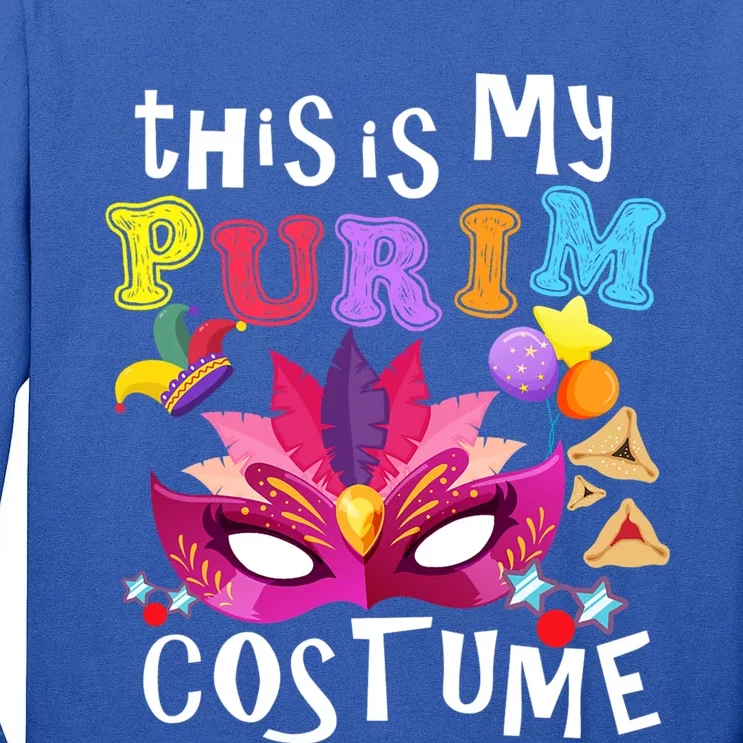 This Is My Purim Costume Jewish Purim Gift Tall Long Sleeve T-Shirt