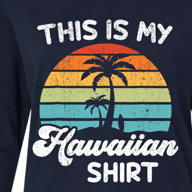 This is My Hawaiian Aloha Hawaii fors Wo Boy Womens Cotton Relaxed Long Sleeve T-Shirt