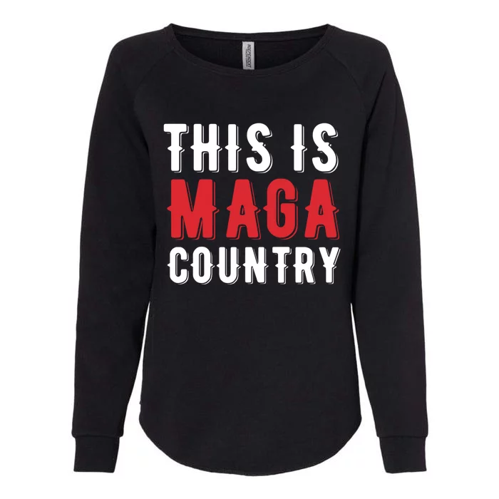 This Is Maga Country Trump 2024 President Election Vote Red Cute Gift Womens California Wash Sweatshirt