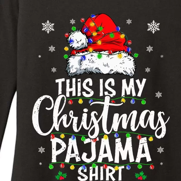 This Is My Christmas Pajama  Lights Womens CVC Long Sleeve Shirt