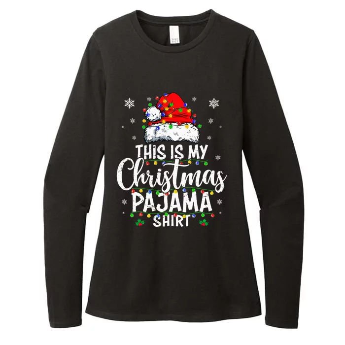 This Is My Christmas Pajama  Lights Womens CVC Long Sleeve Shirt