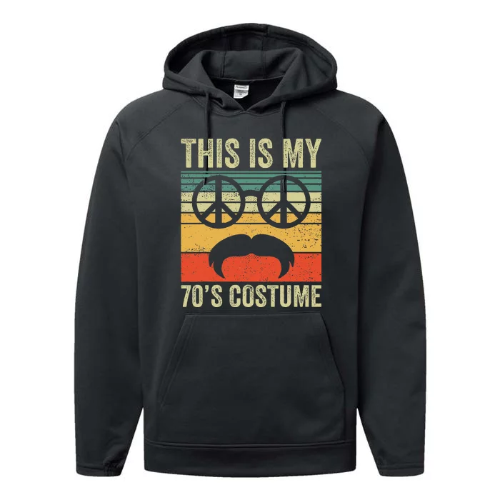 This Is My 70s Vintage 70s Party 1970s Performance Fleece Hoodie