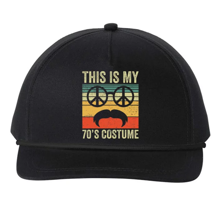 This Is My 70s Vintage 70s Party 1970s Snapback Five-Panel Rope Hat