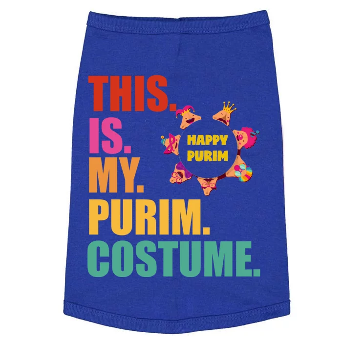 This Is My Purim Costume Funny Jewish Hataschen Gift Doggie Tank