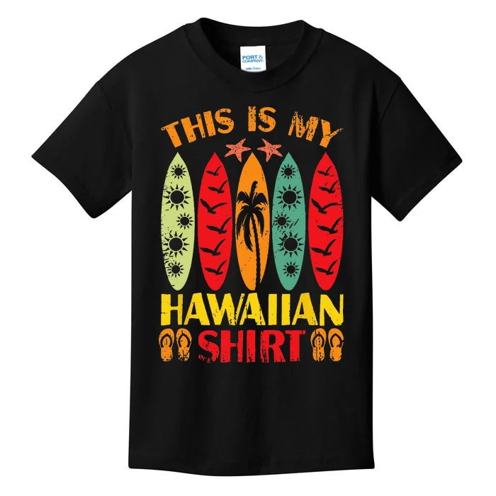 This Is My Hawaiian Summer Vacation Kids T-Shirt