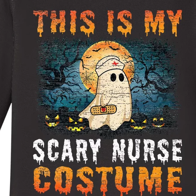 This Is My Scary Nurse Costume Fun Halloween Men Women Girls Baby Long Sleeve Bodysuit