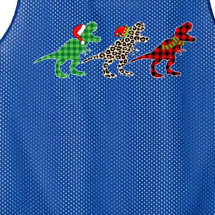 This Is My Christmas Pajama Dinosaur Xmas Tree Animals Gift Mesh Reversible Basketball Jersey Tank