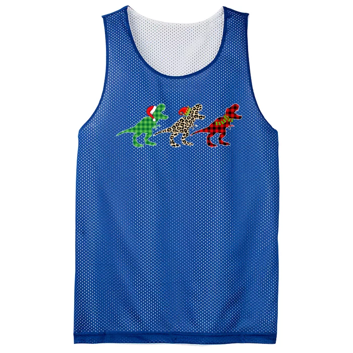 This Is My Christmas Pajama Dinosaur Xmas Tree Animals Gift Mesh Reversible Basketball Jersey Tank