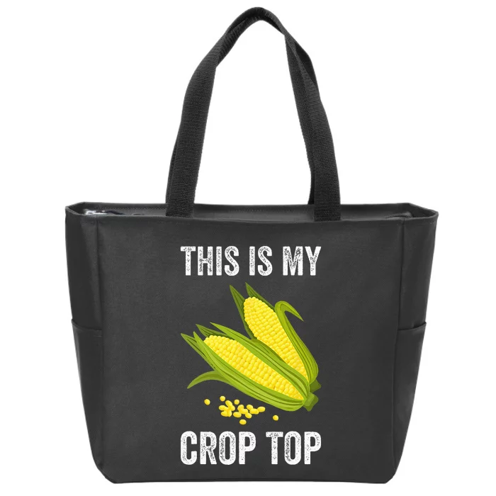 This Is My Crop Funny Farmer Farming Corn Lover Zip Tote Bag