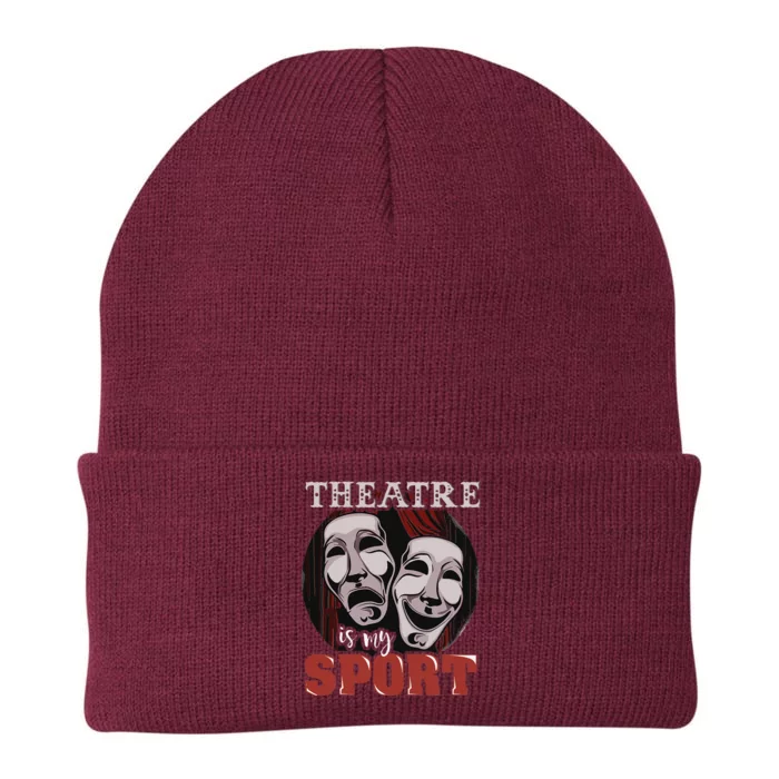 Theatre Is My Sport Musical Actor Gift Knit Cap Winter Beanie