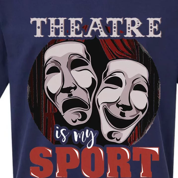 Theatre Is My Sport Musical Actor Gift Sueded Cloud Jersey T-Shirt