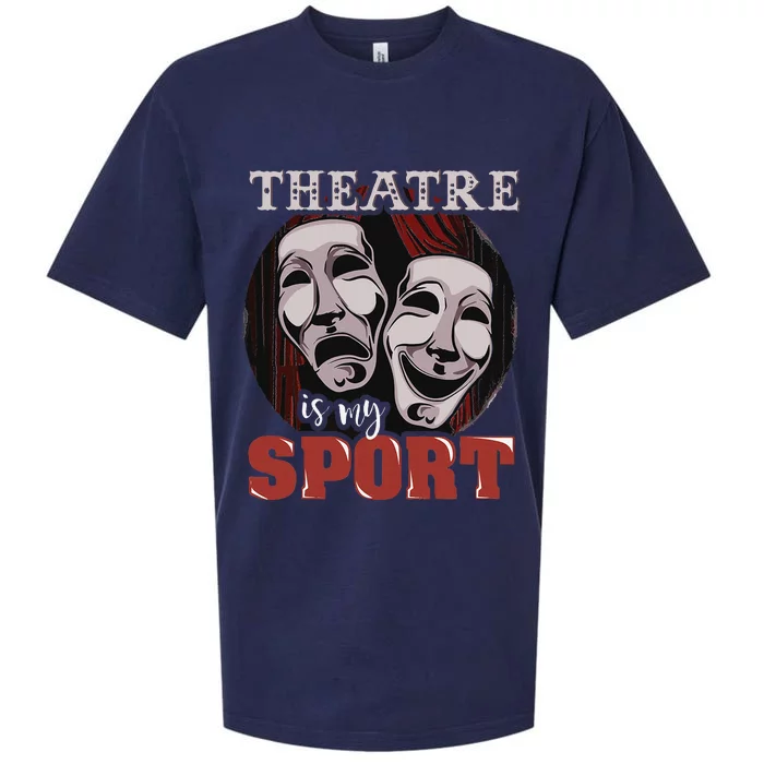 Theatre Is My Sport Musical Actor Gift Sueded Cloud Jersey T-Shirt