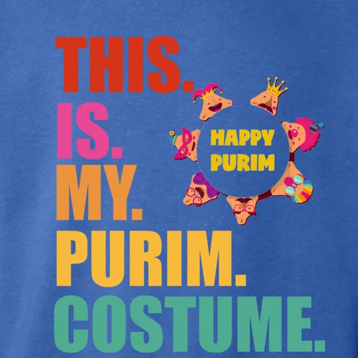 This Is My Purim Costume Funny Jewish Hataschen Gift Toddler Hoodie