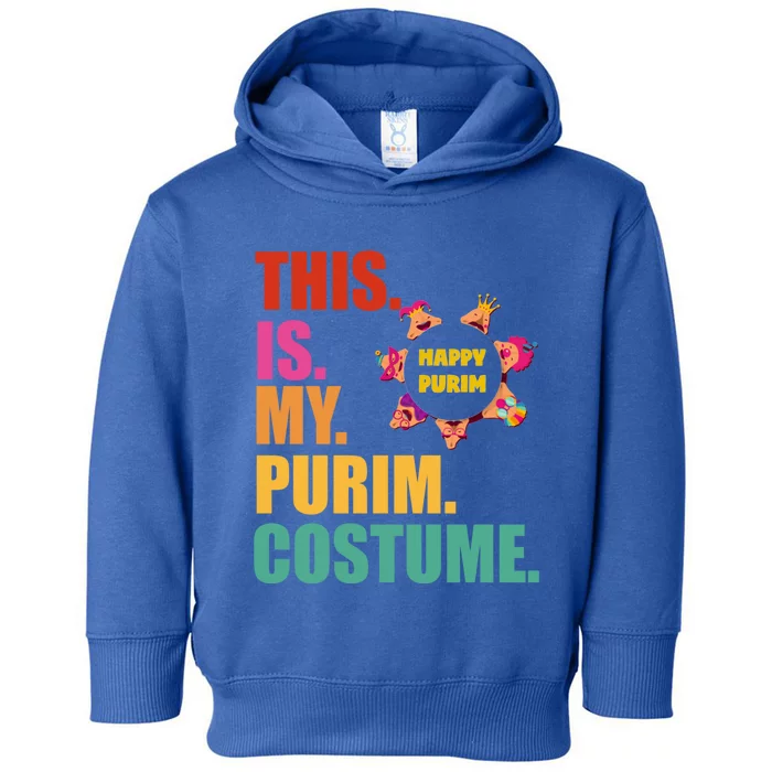 This Is My Purim Costume Funny Jewish Hataschen Gift Toddler Hoodie