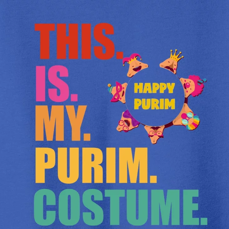 This Is My Purim Costume Funny Jewish Hataschen Gift Toddler T-Shirt