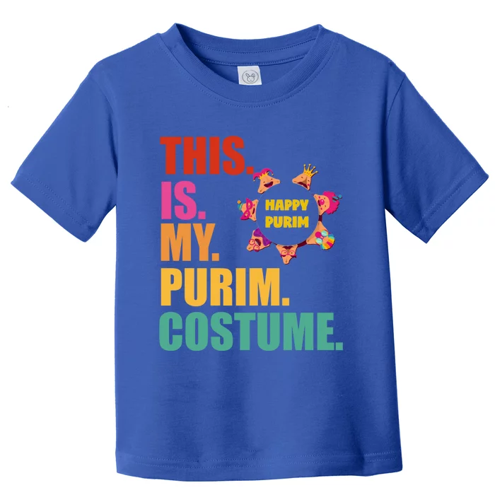 This Is My Purim Costume Funny Jewish Hataschen Gift Toddler T-Shirt