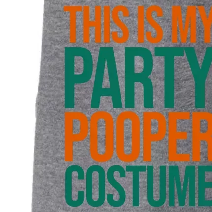 This Is My Party Pooper Costume Doggie 3-End Fleece Hoodie