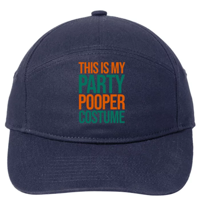 This Is My Party Pooper Costume 7-Panel Snapback Hat