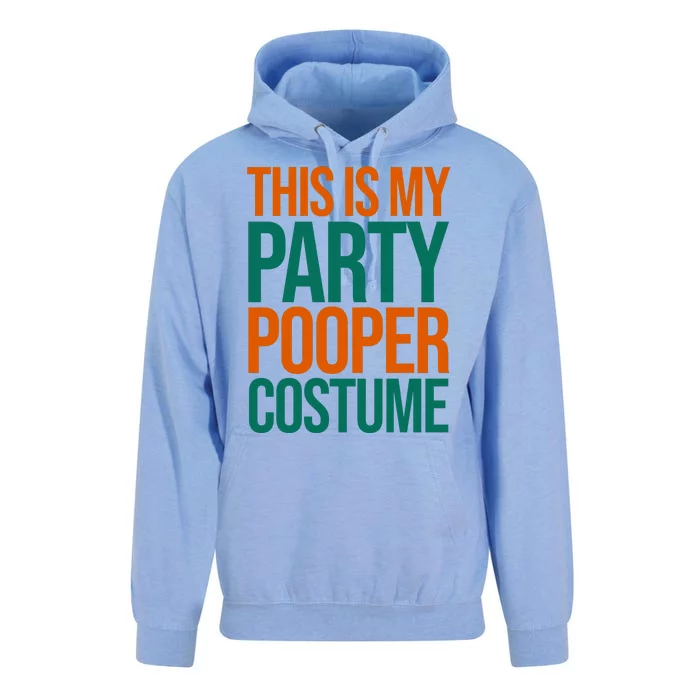 This Is My Party Pooper Costume Unisex Surf Hoodie