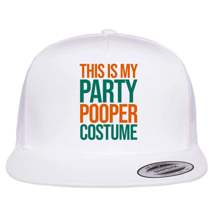 This Is My Party Pooper Costume Flat Bill Trucker Hat