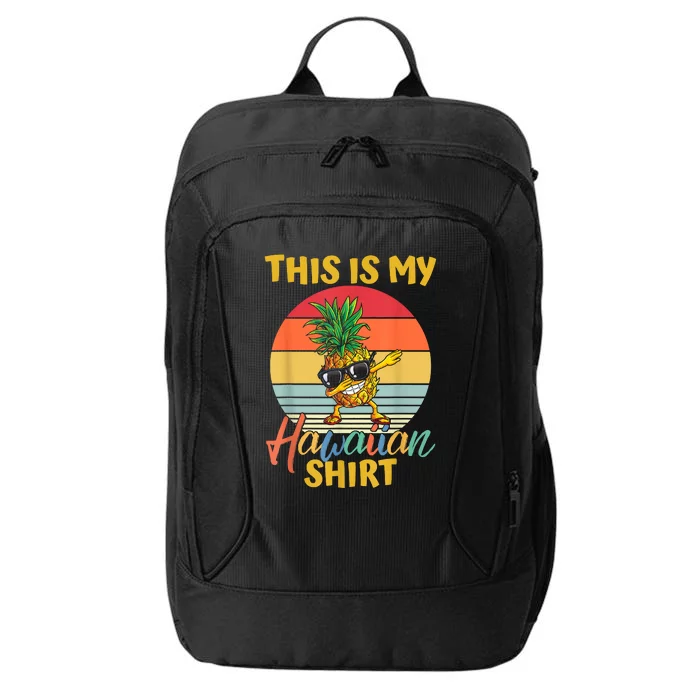 This Is My Hawaiian Tropical Luau Costume Party Hawaii City Backpack