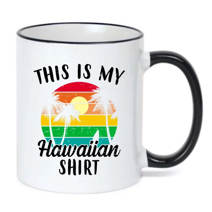 This Is My Hawaiian Shirt Black Color Changing Mug