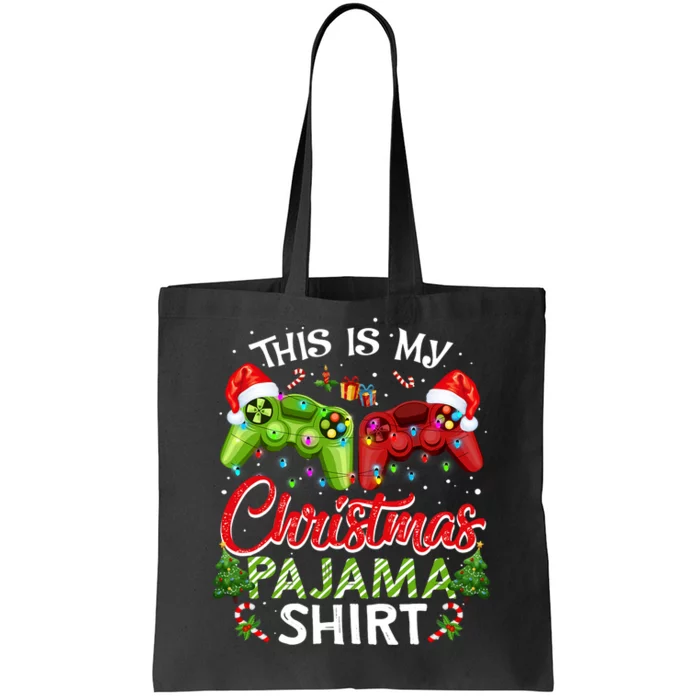 This Is My Christmas Pajama Xmas Video Games Gamer Tote Bag