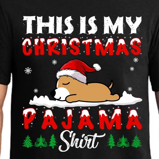 This Is My Christmas Pajama Chihuahua Dog Funny Xmas Gift Pajama Set