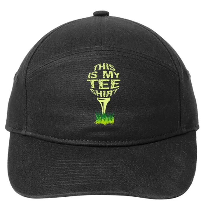 This Is My Golfer 7-Panel Snapback Hat