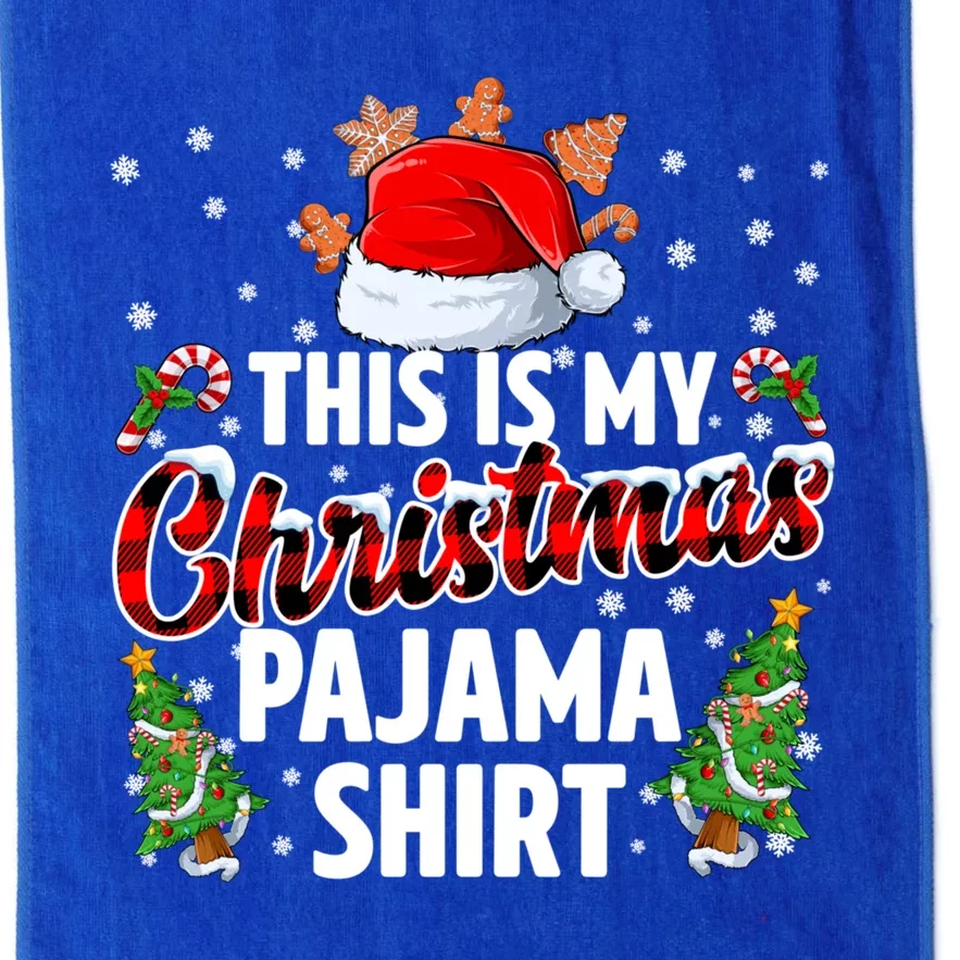 This Is My Christmas Pajama Shirts Platinum Collection Golf Towel