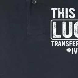 This Is My Lucky Transfer Day Ivf Dad Ivf Transfer Day Softstyle Adult Sport Polo