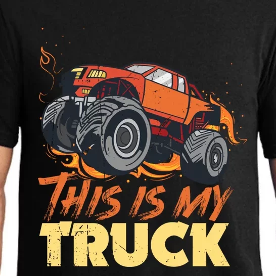 This Is My Truck For Monster Trucks Lovers Funny Gift Pajama Set