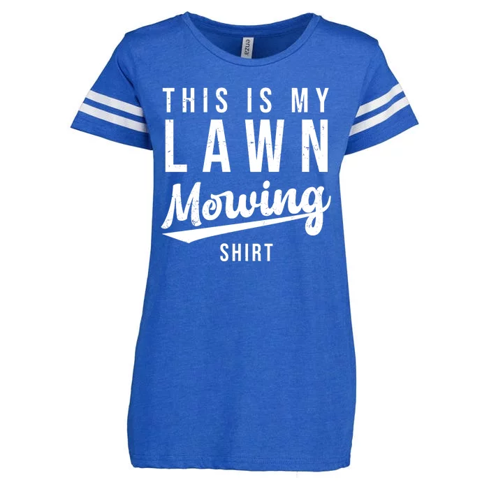 This Is My Lawn Mowing Shirt Enza Ladies Jersey Football T-Shirt